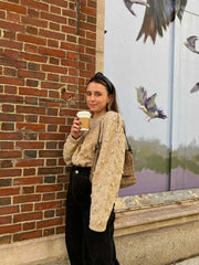 100304 Ember Pom Pom Stitched Sweater